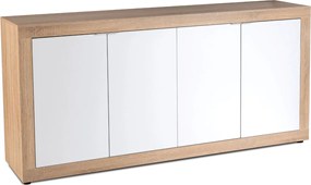 BLAGO komód 180 cm sonoma tölgy/fehér