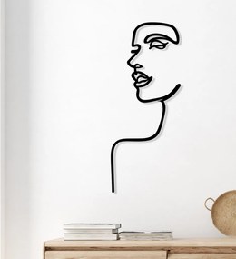 Woman fém fali dekoráció, 42×100 cm