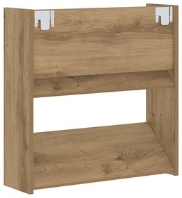 Fali cipőtartó 2 pcs Artisan tölgy 60 x 18 x 60 cm Faanyag