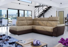 LORETO ágyazható sarok ülőgarnitúra, 260x102x210, berlin 03/soft 66, balos