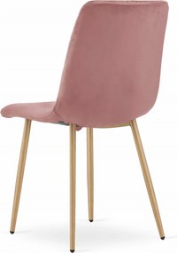 Rózsaszín bársony szék TURIN