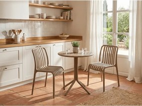 Műanyag szék TREGO, bézs