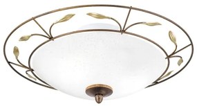 Orion DL 7-338/2 - Mennyezeti lámpa LUCA 2xE14/40W/230V átm. 40 cm bronz/patinás