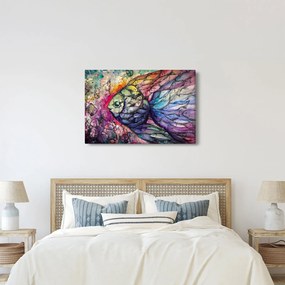 Kép - színes hal (90x60 cm)