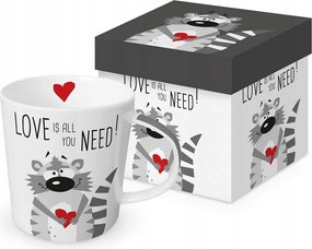 Nagy Porcelán Bögre mosómedve Need Love Racoon