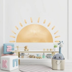 Gyerek falmatrica 155x75 cm Watercolor Sun – Ambiance