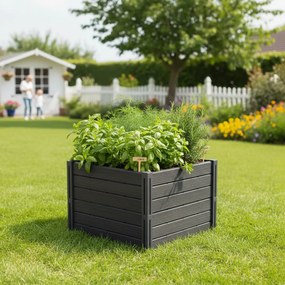 BASE PLANT magaságyás, 61x61x46cm, antracit Prosperplast
