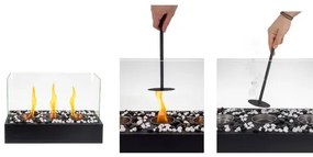 Füstmentes, szabadon álló biokandalló házba és teraszra - KAMINER 00026318