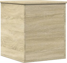 vidaXL sonoma tölgy színű szerelt fa tárolóláda 40x42x46 cm