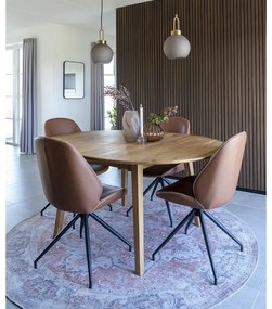 Konyakbarna étkezőszék szett 2 db-os Monte – House Nordic