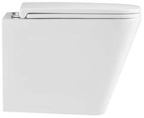 Invena Florina, falra szerelhető wc csésze Swirlflush 495x365x370 mm + wc ülőke lassan záródó, fehér, INV-CE-94-001-L