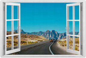 Poszterek 120x80 Út a kanyonon át Hegyek