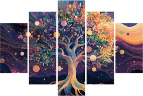 Kép – Lila fa tele energiával (150x105 cm)