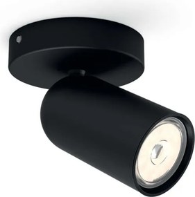 Philips - LED RGBW dimmelhető spotlámpa PONGEE 1xGU10/4,8W/230V fekete +távirányító