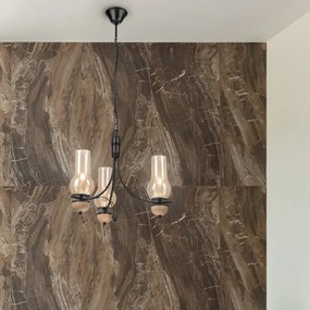 Brilagi - LED Csillár láncon COTTAGE 3xE14/40W/230V bükkfa/barna