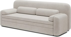 Bézs kordbársony kinyitható-tárolóhelyes kanapé 236 cm Elioss – ELTAP