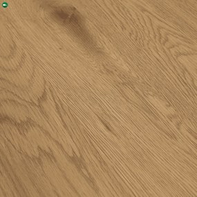 Étkezőasztal, tölgy/fekete, átmérő 110 cm, REVENTON NEW
