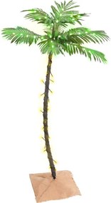 vidaXL LED-es pálmafa 72 meleg fehér LED-del 120 cm