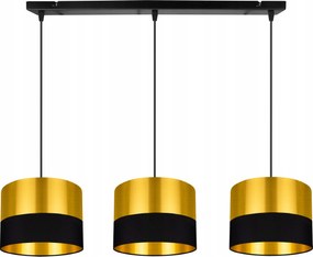 Mennyezeti Lámpa Lógó Csillár Lámpabúra Arany Fekete Hármas Az Asztal Felett Sziget