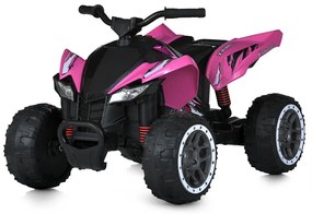 Elektromos quad gyerekeknek, 12V, rózsaszín