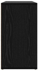 Cipőpad polcokkal Egyéb Musta tammi 103 x 30 x 54.5 cm Faanyag