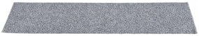 15 db világosszürke öntapadó lépcsőszőnyeg 76 x 20 cm