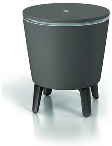 Műanyag kerek kerti asztal jégtartóval ø 49,5 cm Cool – Keter