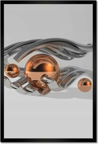 Poszterek keretben 40x60 Golyó a kézben