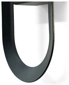 Fekete fali acél akasztó Coucou – Spinder Design