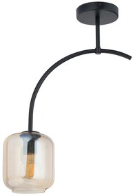 SIGMA LIGHTING 32240 SHINE Modern Mennyezeti Lámpa Borostyán, Fekete E27 IP20