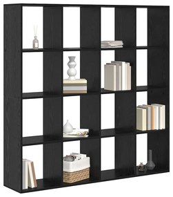 Könyvespolc Musta tammi 137.5 x 29 x 137.5 cm Faanyag