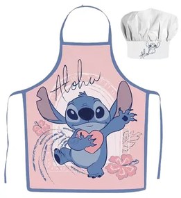 Disney Lilo és Stitch, A csillagkutya Aloha Heart gyerek kötény 2 darabos szett