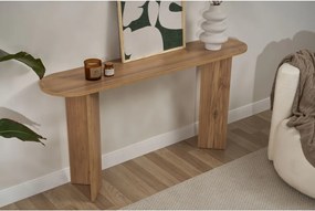 Konzolasztal, tölgy 150x35x75 cm