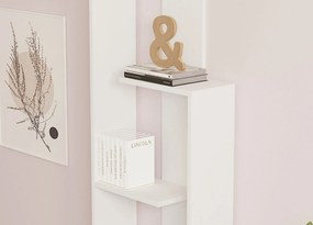könyvespolc Wand - White