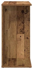 Éjjeliszekrény régi fa 46,5x29x61 cm gépelt fa
