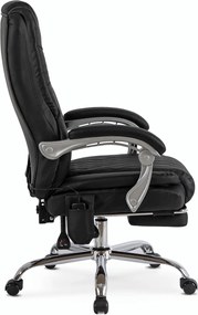 Forgószék masszírozó funkcióval, fűthető funkcióval, fekete színben. GIORGIO