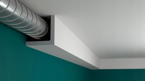 Mennyezeti sínvédő L 13x7cm Csőbeépítés