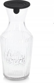 Üveg kancsó szilikon fedéllel, 1200 ml, O11x25,5cm