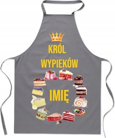 Konyhai kötény A sütés királya Az Ön neve
