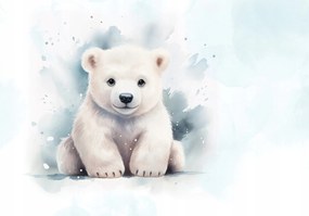 Fotótapéta Gyerekeknek aranyos állatkák maci Ragasztó 208 x 146