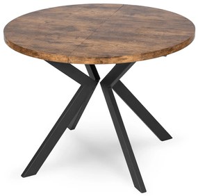 Bővíthető Étkezőasztal Rusztikus Tölgy Színben. LUKAS 100-250 cm