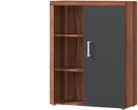 Komód, szilva/szürke grafit, CHERIS 3