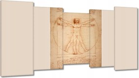 Festmények 150x80 A vitruviusi ember