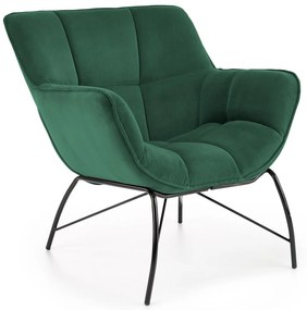 Fotel Betali (sötétzöld + fekete). 1028140