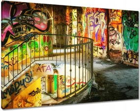 Festmények 100x70 Graffitti falfestmény