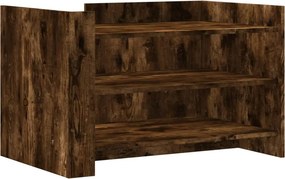 vidaXL füstös tölgy színű szerelt fa dohányzóasztal 80 x 50 x 40 cm
