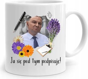 Andrzej Duda Pis Elnök Bögre Aláírja A fényképes nyomatot