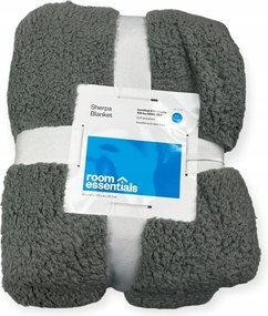 Puha, meleg szürke takaró Room Essentials