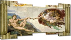 Festmények 150x80 Ádám teremtése