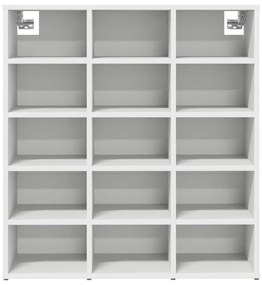 Cipősszekrény polcokkal Fehér 77.5 x 30 x 83.5 cm Faanyag